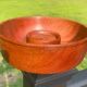 Sapele 12 inch chip and dip bowl